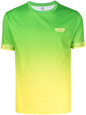 

Ombré-effect loungewear T-shirt, Moschino Ombré-effect loungewear T-shirt