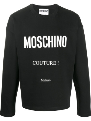 

Logo print sweatshirt, Moschino Logo print sweatshirt