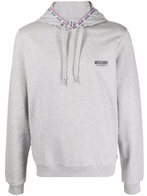 

Chest logo-print hoodie, Moschino Chest logo-print hoodie