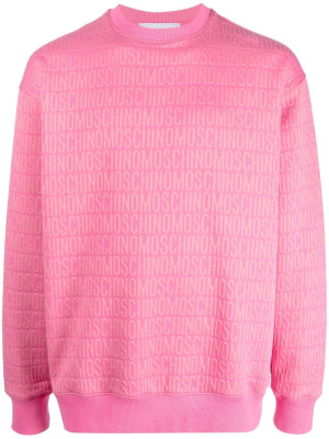 

All-over logo-print sweater, Moschino All-over logo-print sweater