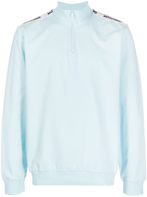 

Logo half-zip sweatshirt, Moschino Logo half-zip sweatshirt