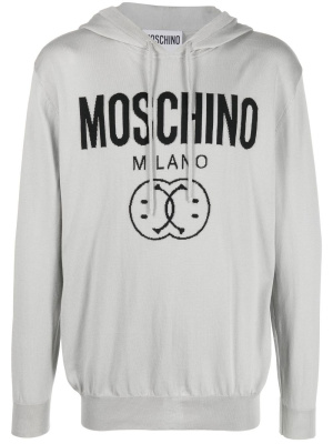 

Logo-print pullover hoodie, Moschino Logo-print pullover hoodie