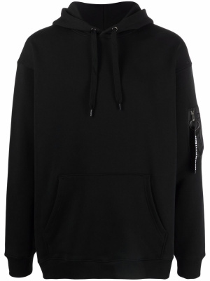 

Zip pull pocket-detail hoodie, Moschino Zip pull pocket-detail hoodie