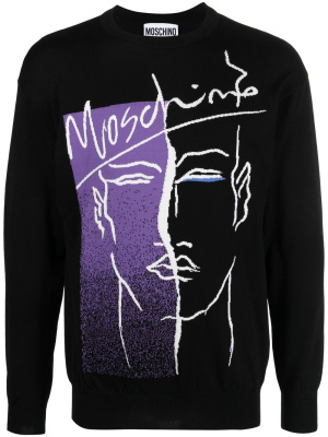 

Graphic print sweatshirt, Moschino Graphic print sweatshirt