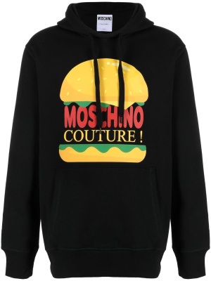 

Logo-print pullover hoodie, Moschino Logo-print pullover hoodie