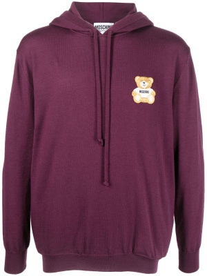 

Teddy-Bear virgin-wool hoodie, Moschino Teddy-Bear virgin-wool hoodie