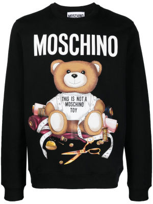 

Teddy Bear organic cotton sweatshirt, Moschino Teddy Bear organic cotton sweatshirt
