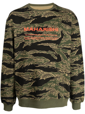 

Graphic-print sweatshirt, Maharishi Graphic-print sweatshirt