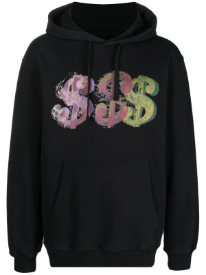 

Graphic-print drawstring hoodie, Maharishi Graphic-print drawstring hoodie