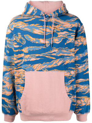 

Animal-print organic-cotton hoodie, Maharishi Animal-print organic-cotton hoodie