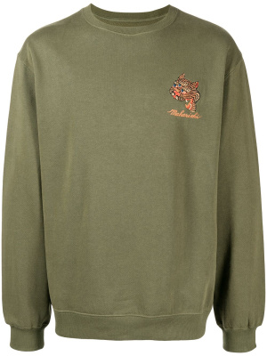 

Tiger-embroidered sweatshirt, Maharishi Tiger-embroidered sweatshirt