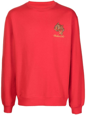 

Tiger-embroidered sweatshirt, Maharishi Tiger-embroidered sweatshirt