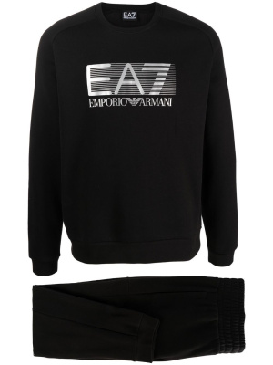 

Logo-printed crew-neck sweatshirt, Ea7 Emporio Armani Logo-printed crew-neck sweatshirt