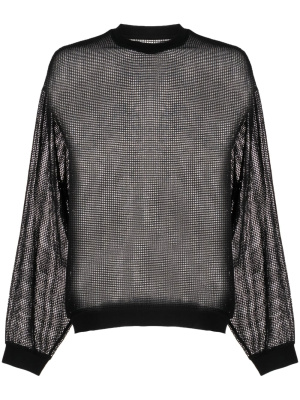 

Mesh-panel long-sleeve jumper, Stüssy Mesh-panel long-sleeve jumper