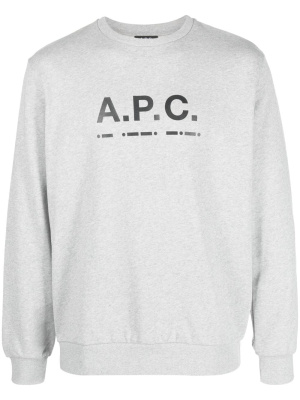 

Logo-print sweatshirt, A.P.C. Logo-print sweatshirt