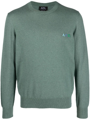 

Logo-embroidered jumper, A.P.C. Logo-embroidered jumper