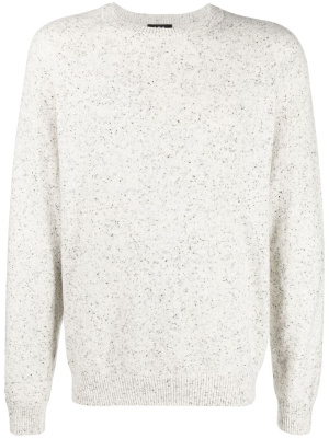 

Mélange-effect crew-neck jumper, A.P.C. Mélange-effect crew-neck jumper