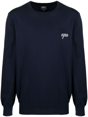 

Logo crew-neck jumper, A.P.C. Logo crew-neck jumper