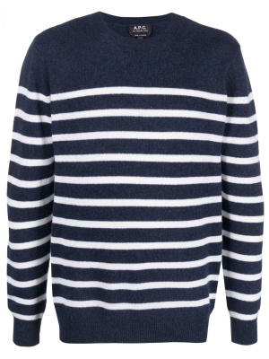 

Travis striped crew neck jumper, A.P.C. Travis striped crew neck jumper