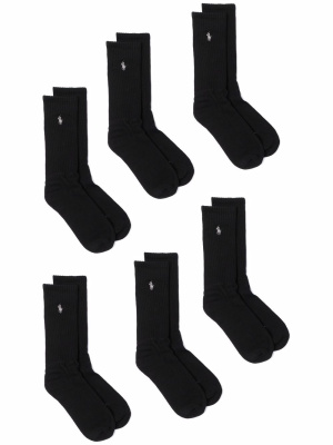 

Six-pack Polo Pony socks, Polo Ralph Lauren Six-pack Polo Pony socks