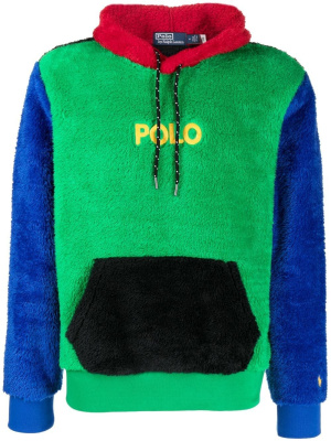 

Colour-block fleece hoodie, Polo Ralph Lauren Colour-block fleece hoodie