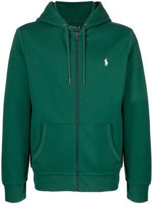 

Logo embroidered zip hoodie, Polo Ralph Lauren Logo embroidered zip hoodie