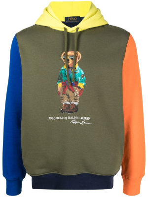

Polo Bear colour block hoodie, Polo Ralph Lauren Polo Bear colour block hoodie