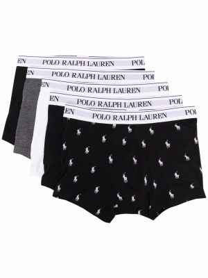 

Logo-waist boxers (set of five), Polo Ralph Lauren Logo-waist boxers (set of five)
