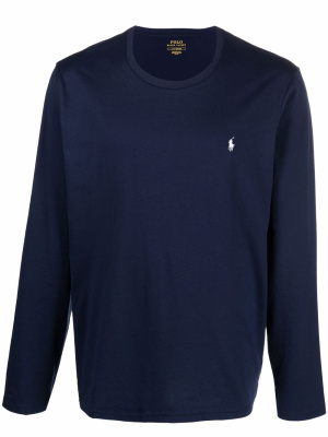 

Embroidered-logo sweatshirt, Polo Ralph Lauren Embroidered-logo sweatshirt
