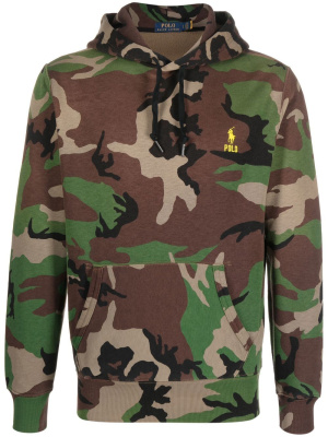 

Camouflage-print drawstring hoodie, Polo Ralph Lauren Camouflage-print drawstring hoodie