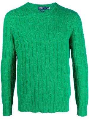 

Cable-knit crew neck cashmere jumper, Polo Ralph Lauren Cable-knit crew neck cashmere jumper