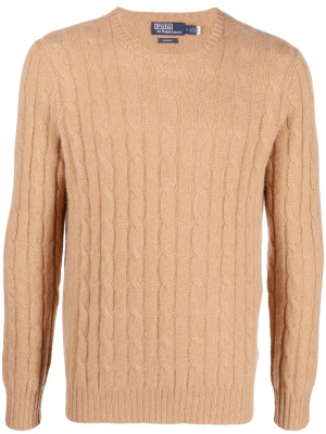 

Cable-knit crew-neck jumper, Polo Ralph Lauren Cable-knit crew-neck jumper