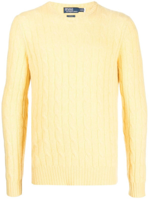 

Crew-neck cable-knit jumper, Polo Ralph Lauren Crew-neck cable-knit jumper