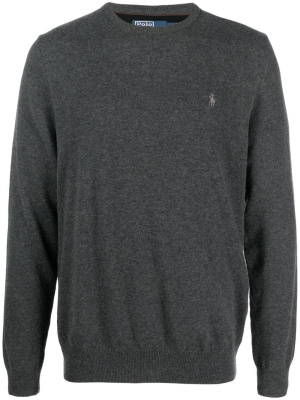 

Polo-Pony-embroidered jumper, Polo Ralph Lauren Polo-Pony-embroidered jumper