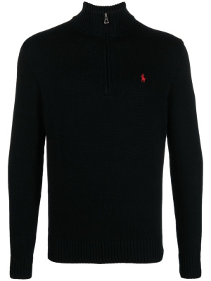 

Short zip-up cotton pullover, Polo Ralph Lauren Short zip-up cotton pullover