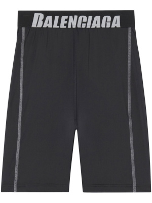 

Logo-waistband cycling shorts, Balenciaga Logo-waistband cycling shorts