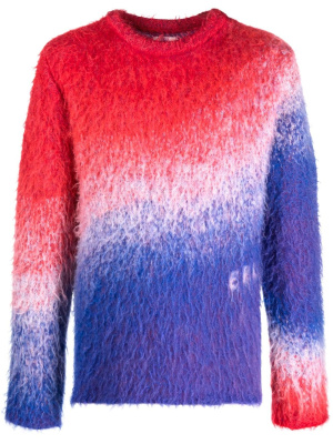 

Ombré-effect mohair-blend jumper, ERL Ombré-effect mohair-blend jumper