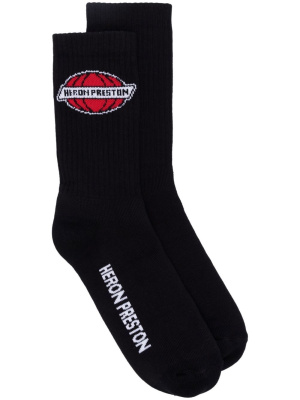 

Globe long socks, Heron Preston Globe long socks