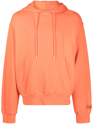 

Logo-patch cotton hoodie, Heron Preston Logo-patch cotton hoodie