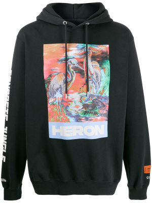 

Logo print hoodie, Heron Preston Logo print hoodie