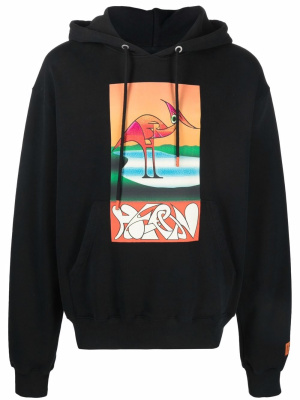 

Heron-print hoodie, Heron Preston Heron-print hoodie