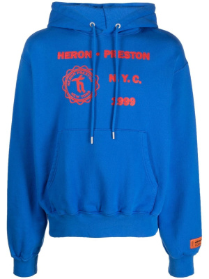 

Logo-print Promo Only hoodie, Heron Preston Logo-print Promo Only hoodie