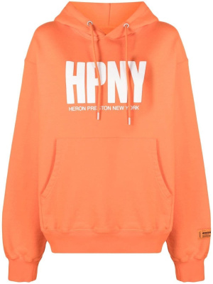 

HPNY print drawstring hoodie, Heron Preston HPNY print drawstring hoodie