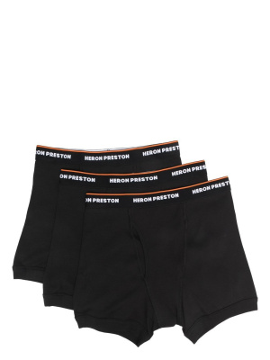 

Logo-tape detail boxers, Heron Preston Logo-tape detail boxers