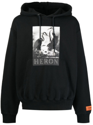 

Halftone Heron print hoodie, Heron Preston Halftone Heron print hoodie