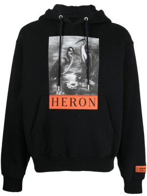 

Graphic-print hoodie, Heron Preston Graphic-print hoodie