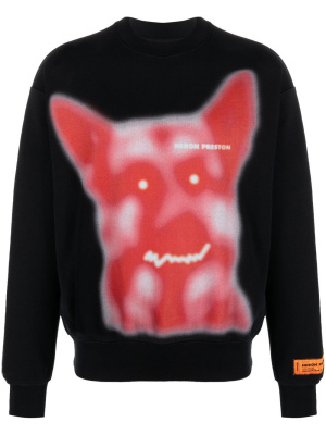 

Beware of Dog graphic-print sweatshirt, Heron Preston Beware of Dog graphic-print sweatshirt