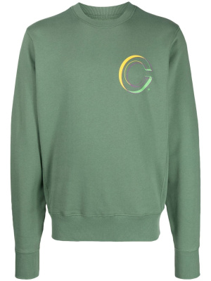 

Globe Logo-print sweatshirt, CLOT Globe Logo-print sweatshirt