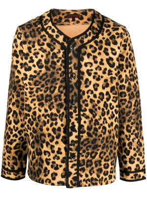 

Leopard-print button-front cardigan, CLOT Leopard-print button-front cardigan