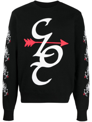 

Arrow logo-print sweatshirt, CLOT Arrow logo-print sweatshirt
